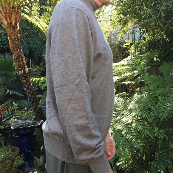 Pronto Uomo Mock Turtleneck In Mushroom 